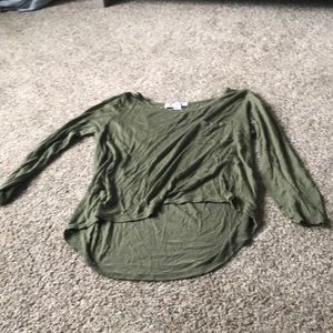 army green shirt